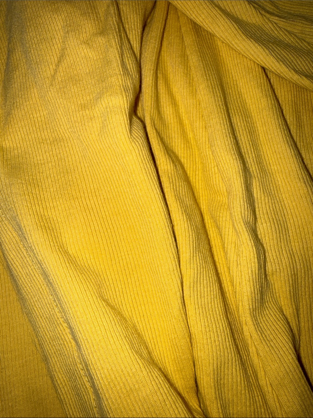 Free People Beach Yellow Button Up Maxi Jersey Knit Dress - Picture 5 of 5